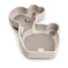 Lalee Stick&Stay barntallrik 13,5x18 cm, Sand