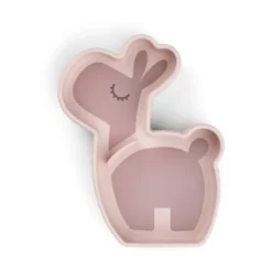 Lalee Stick&Stay barntallrik 13,5x18 cm, Powder