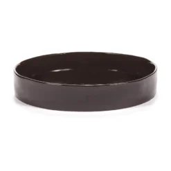 La Mère djup tallrik L Ø25 cm, Dark brown