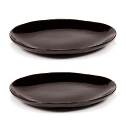 La Mère tallrik S Ø18 cm 2-pack, Dark brown