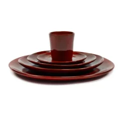 La Mère tallrik XL Ø27 cm 2-pack, Venetian red