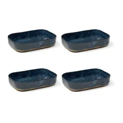 La Nouvelle Table extra djupt fat No5 L 4-pack, Blue