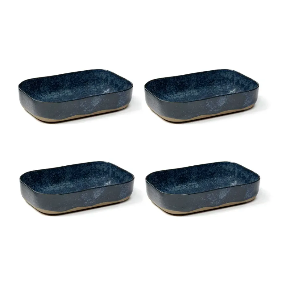 La Nouvelle Table extra djupt fat No5 L 4-pack, Blue