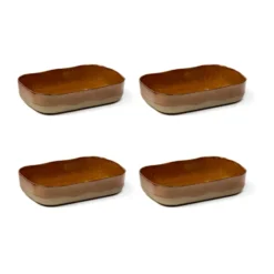 La Nouvelle Table extra djupt fat No5 L 4-pack, Brown