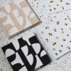 Lemon servett 33x33 cm 20-pack, Off white-yellow