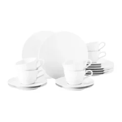 Life kaffeservis 18 delar, Vit