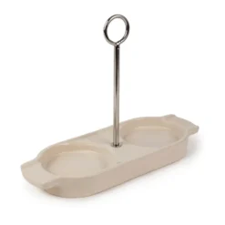 Linea kryddkvarnsställ med handtag, Ecru