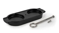 Linea kryddkvarnsställ med handtag, Satin black