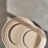 Lines assiett Ø21 cm 6-pack, Beige