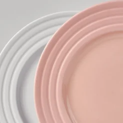 Lines assiett Ø21 cm 6-pack, Rosa