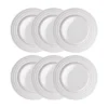Lines assiett Ø21 cm 6-pack, Vit
