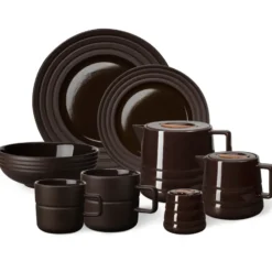 Lines tallrik Ø27 cm 6-pack, Brun