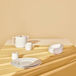 Lines tallrik Ø27 cm 6-pack, Vit