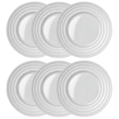Lines tallrik Ø27 cm 6-pack, Vit