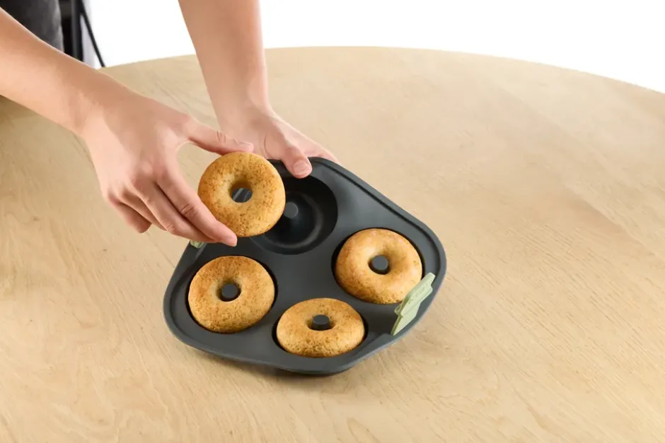 Lékué Air fryer doughnutsform 4st, Grey