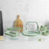 Lékué Air fryer fyrkantig glasform, Transparent