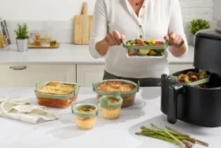 Lékué Air fryer glaskopp mini 4-pack, Transparent