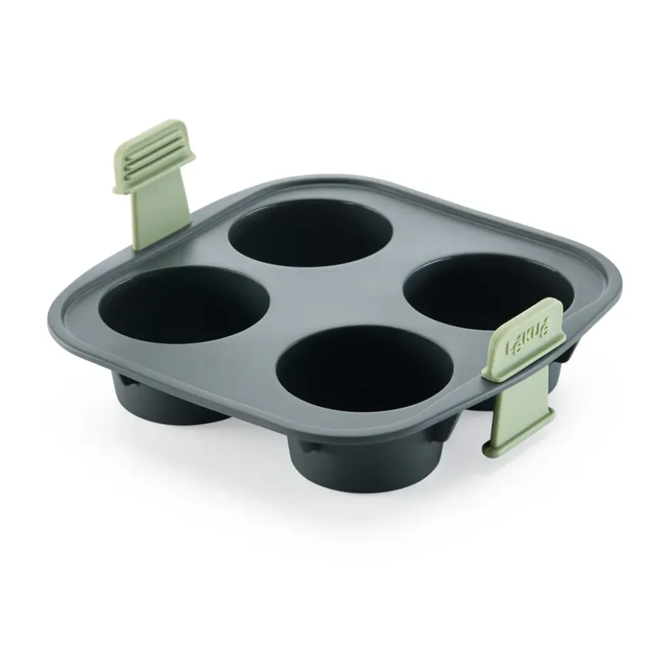Lékué Air fryer muffinsform 4st, Grey