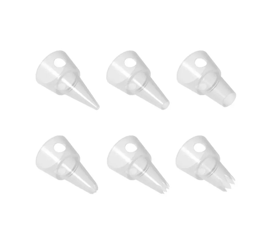 Lékué decomax set brun, 6 munstycken