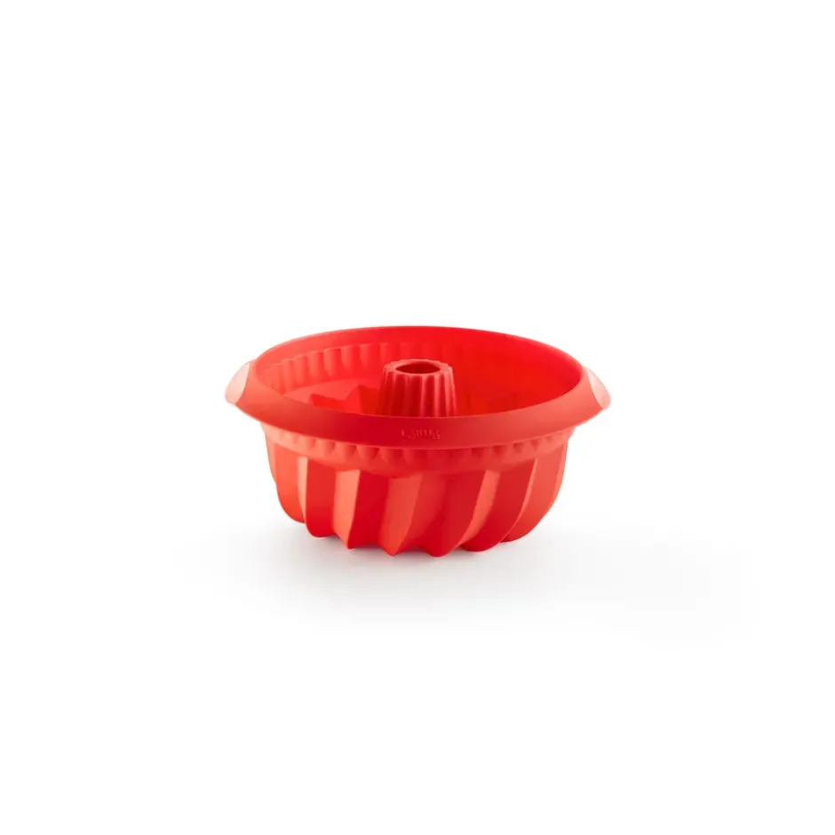 Lékué djup savarinform silikon Ø22 cm, Röd