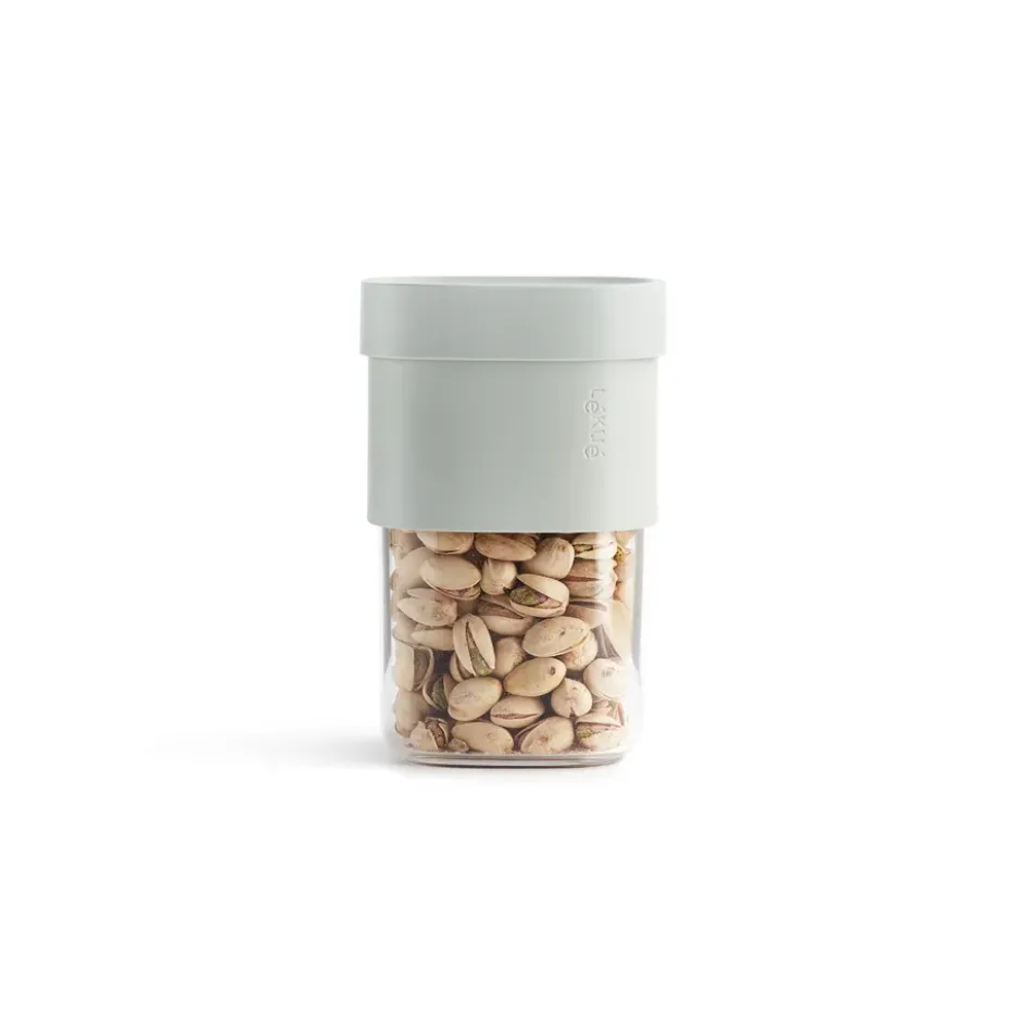 Lékué flip förvaringsburk medium, Beige