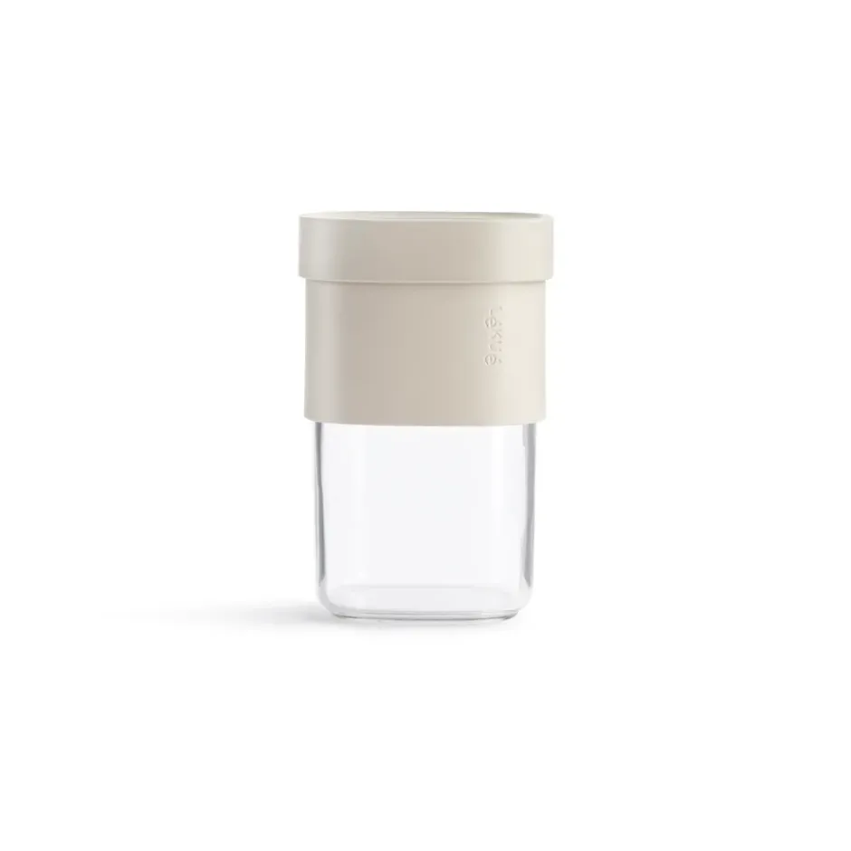 Lékué flip förvaringsburk medium, Beige