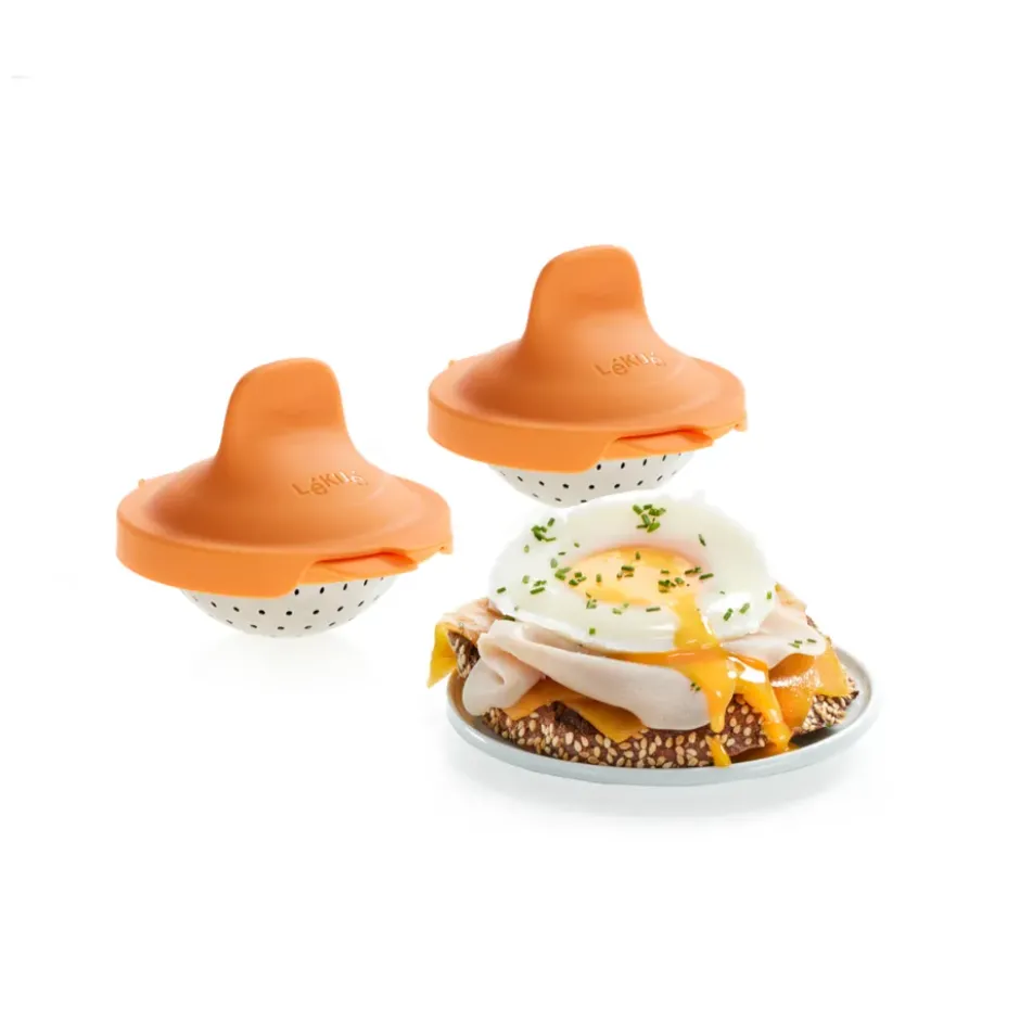 Lékué äggpocherare 2-pack, Orange