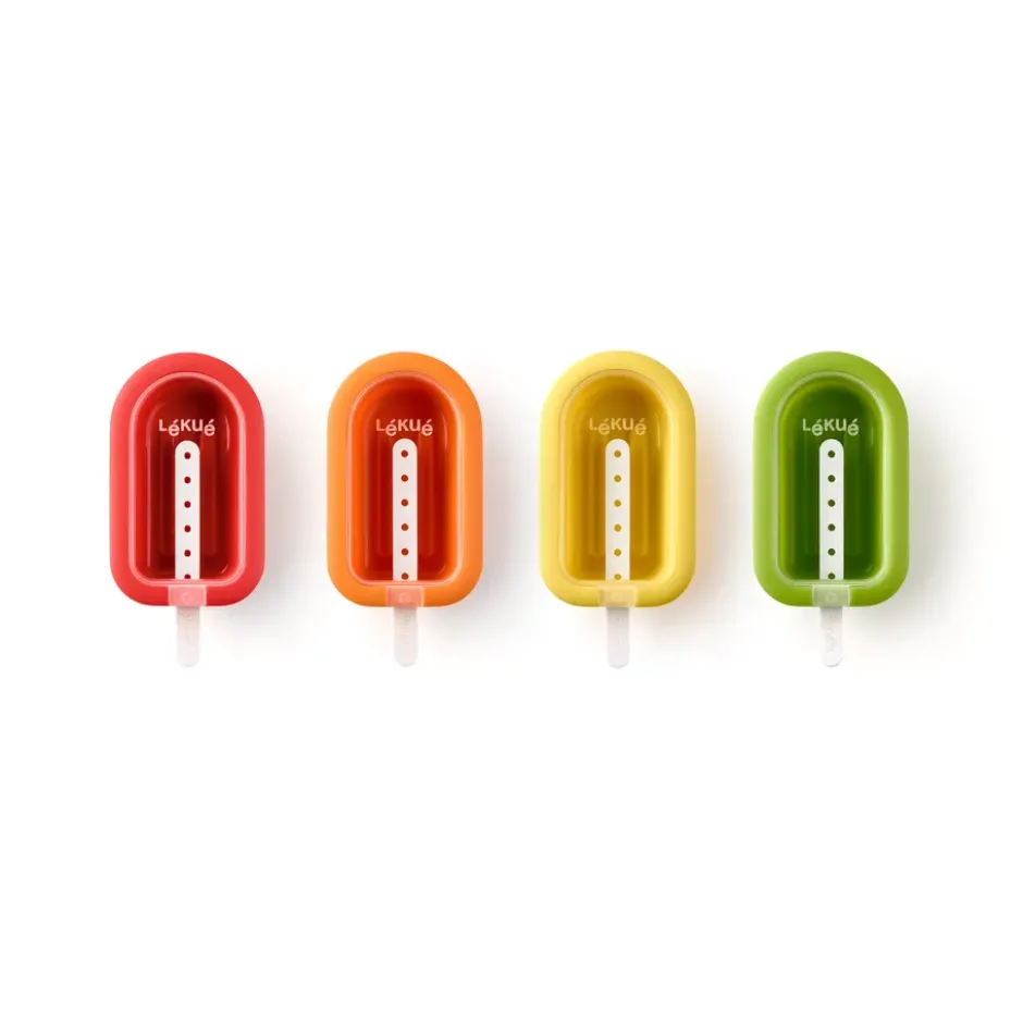 Lékué mini isglassformar stapelbara 4 delar, Mixat