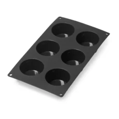 Lékué muffinsform silikon 6 st, Svart
