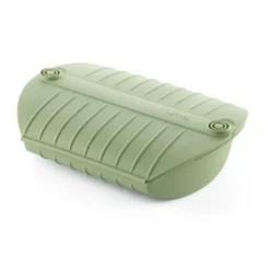 Lékué ångkokare, Grön, med bricka, 4-pack