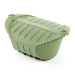 Lékué ångkokare, Grön, stor, 4-pack