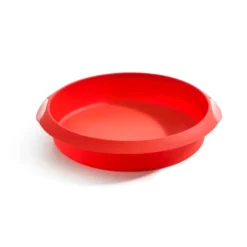 Lékué rund tårtform silikon 20 cm, Röd