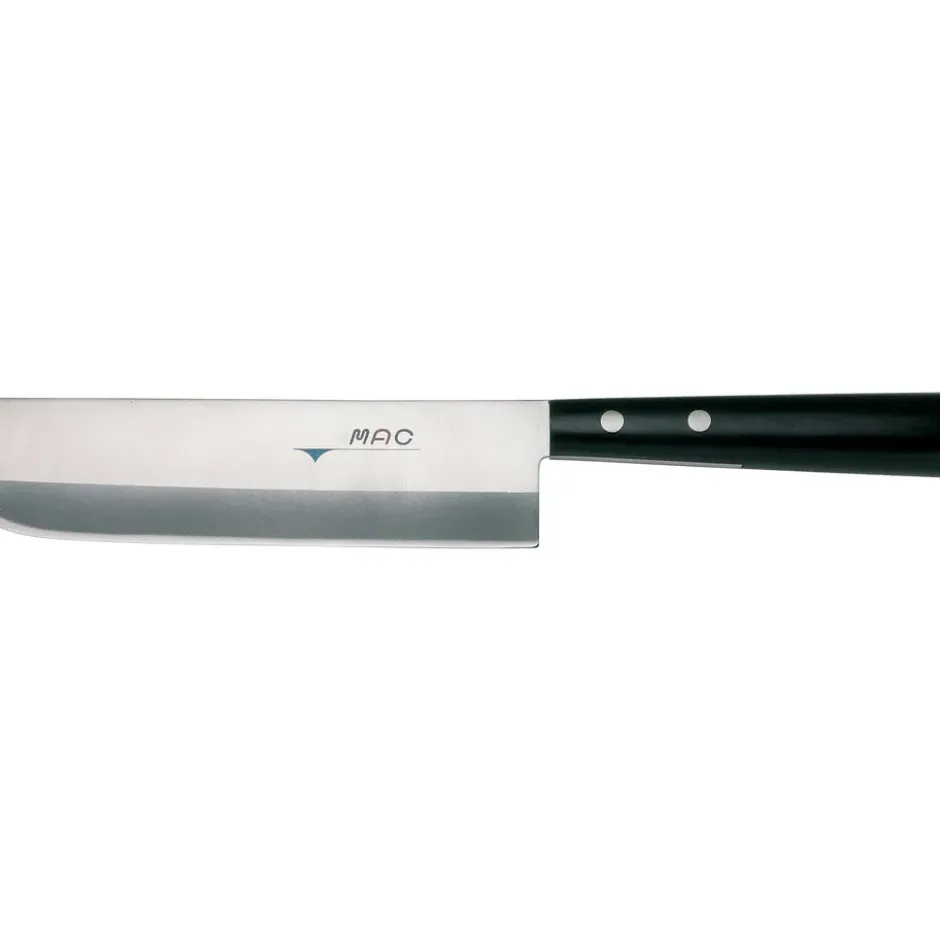 Mac grönsakshack Japanese trähandtag 17 cm, Svart