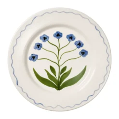 Madelen Möllard Pansy tallrik, Blue, 28 cm