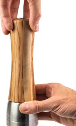 Madras Z saltkvarn 21 cm, Olive wood-stainless steel