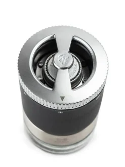Maestro pepparkvarn 11 cm + 3 sorters peppar, Graphite