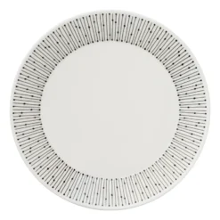 Mainio Sarastus tallrik Ø19 cm, Svart-vit