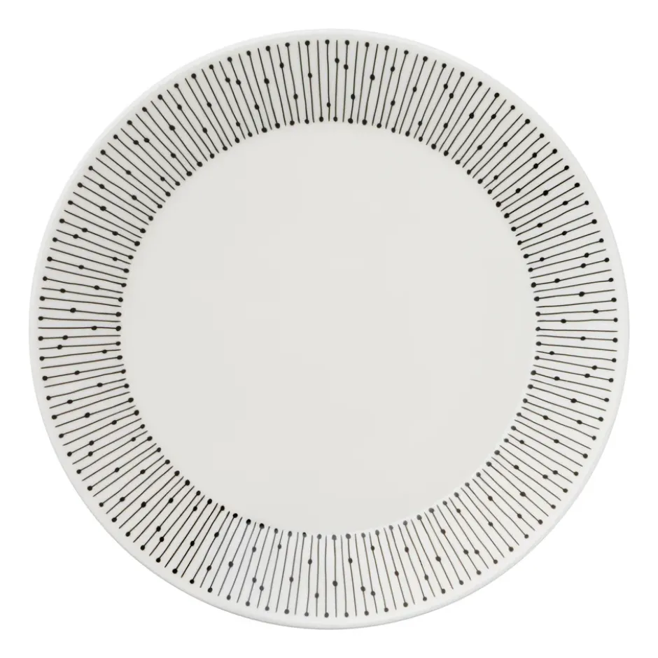 Mainio Sarastus tallrik Ø19 cm, Svart-vit