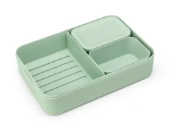 Make & Take bento matlåda stor 2 L, Jade Green