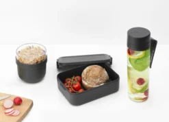 Make & Take frukost och lunch Set 3 delar, Mörkgrå