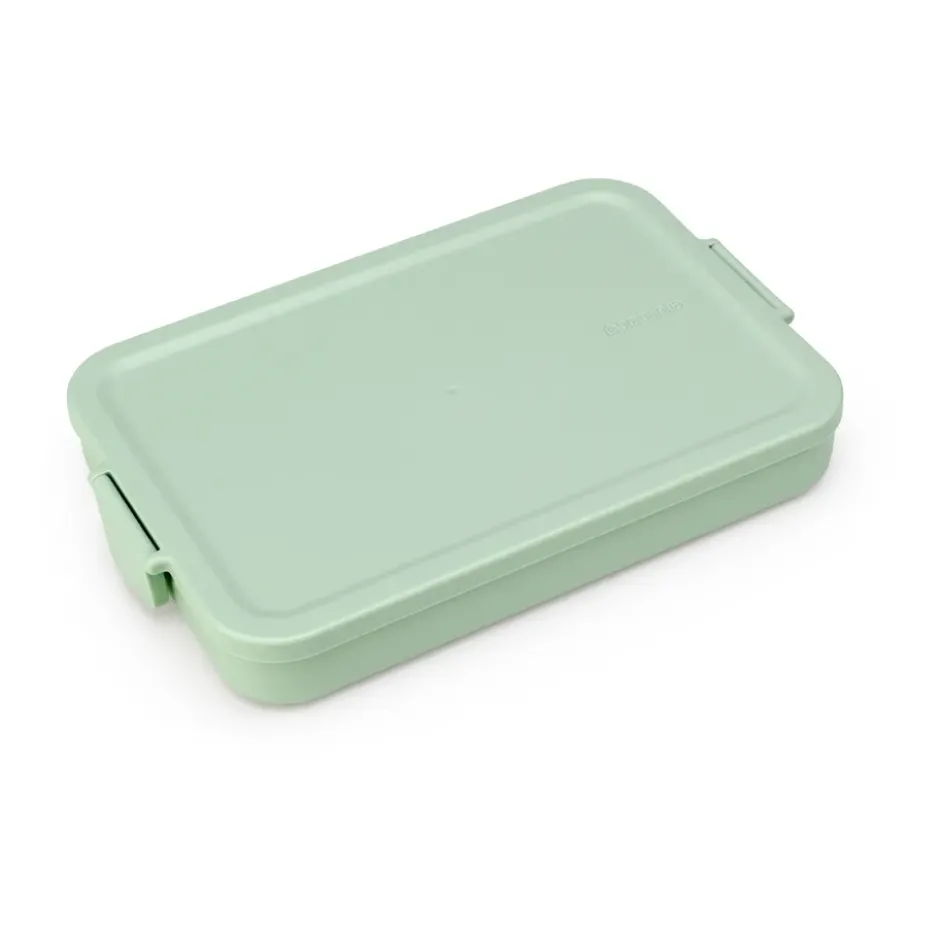 Make & Take matlåda platt, 1,1 L, Jade Green