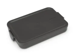 Make & Take matlåda platt, 1,1 L, Mörkgrå