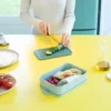 Make & Take matlåda stor 2 L, Jade Green