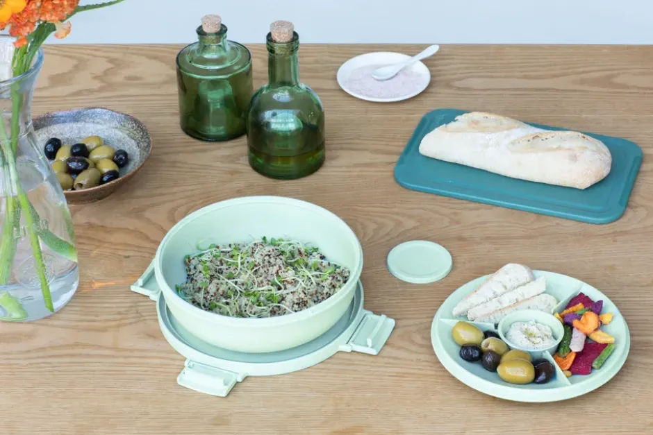 Make & Take salladsskål, 1,3 L, Jade Green