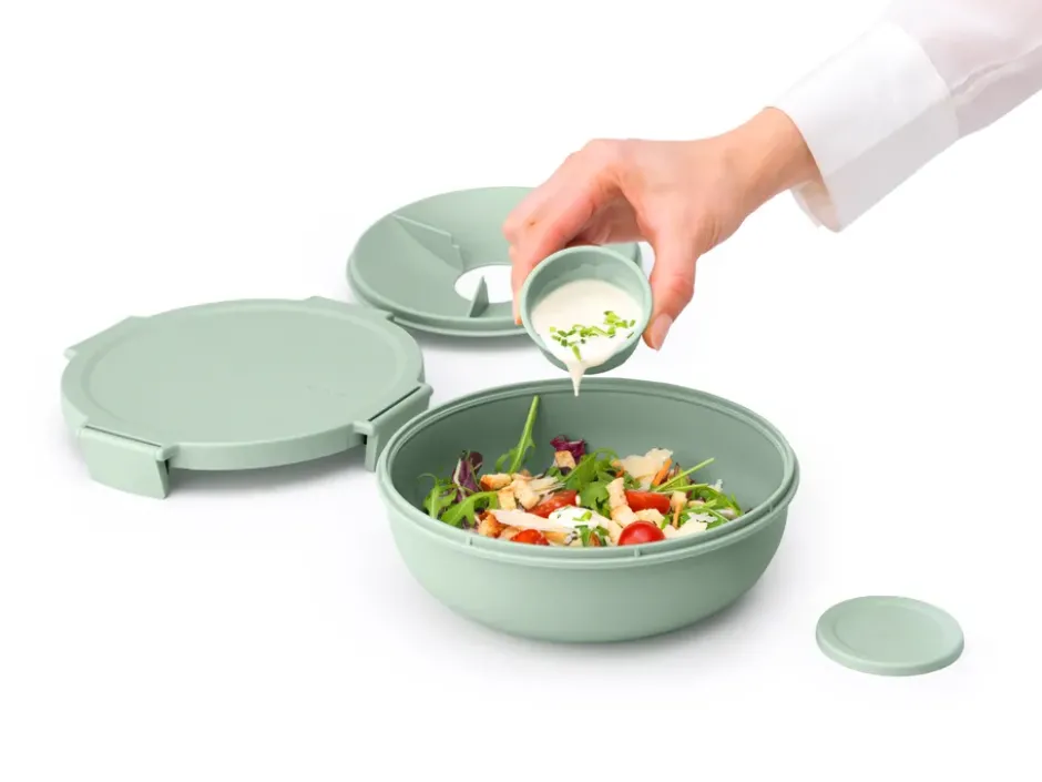 Make & Take salladsskål, 1,3 L, Jade Green