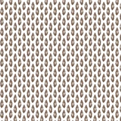 Mandel servett 33x33 cm, Vit-brun