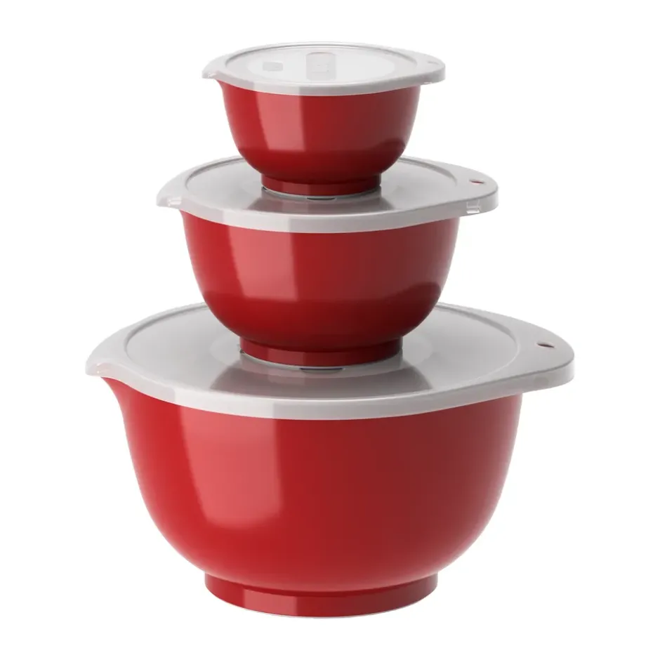 Margrethe skålset 3-pack, Röd