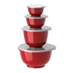 Margrethe skålset 4-pack, Röd