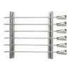 Markus grillspett 8 delar 16x37 cm, Silver