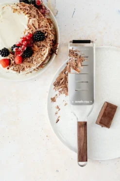 Master large shaver rivjärn 30 cm, Walnut